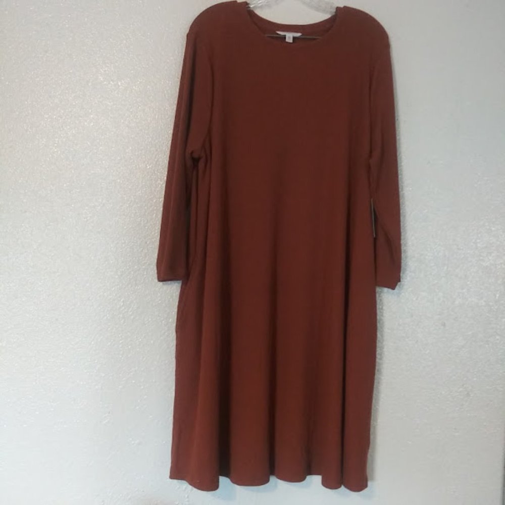 Time and Tru women's size XXL (20) Apricot/orange Dress
